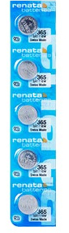 365 Watch battery - Strip of 5 Batteries