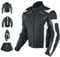 Motorradjacke CE Protektoren Sport Textil Motorrad Thermofutter Weiss L