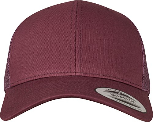 Flexfit Unisex 6606-RetroTrucker Retro Trucker, maroon, one size