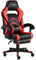 GTFORCE TURBO RECLINING SPORTS RACING GAMING OFFICE DESK PC CAR FAUX LEATHER CHAIR (Red)