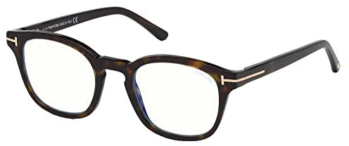 Tom Ford Unisex-Erwachsene FT5532 52E 49 Brillengestelle, Braun (AVANA SCURA)