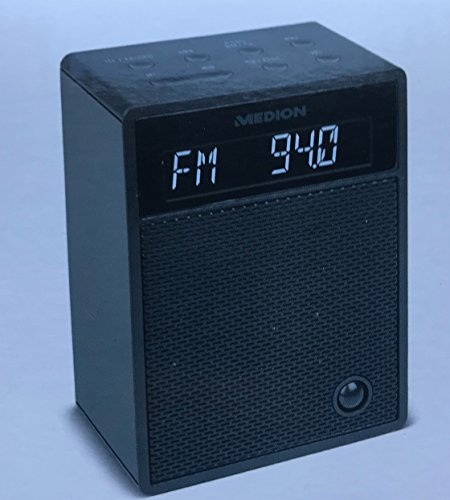 Steckdosenradio Bluetooth Radio UKW 30 Watt Nachtlicht Medion P65702 (SCHWARZ)