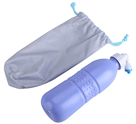 Nikou Pulvérisateur tenu dans la main portatif de pulvérisateur de toilette de bidet 620ml pour l'hygiène personnelle et la toilette de pot bidet portable pour l'hygiène intime