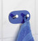 2 x Wenko Wandhaken Duo Blau Edelstahl Badezimmer Haken Handtuchhaken ohne Bohren