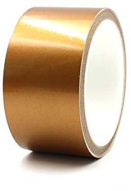 Finest Folia 10 Meter (0,79€/Meter) Zierstreifen Auto Motorrad Boot Modellbau Farbauswahl Dekorstreifen Seitenstreifen Klebestreifen (Kupfer, 40mm Breite)
