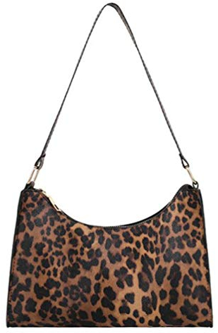 SOIMISS 1stück Leoparden Schultertasche Aus Hochwertigem Pu Mit Reißverschluss Stilvolle Clutch Für Frauen Für Alltag Reisen