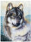 Ideen mit Herz 5D Diamond Painting | Diamant Painting Set | Motiv: 35 x 25 cm | Leinwand: 30 x 40 cm | runde Steinchen | inkl. Zubehör | Verschiedene Bilder zur Auswahl (Wolf)