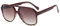 YOJUED Retro Sonnenbrille Gelb Gradient Brille Vintage Tinted Sunglasses für Damen Herren (Dunkelrot Leopard)