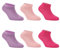 LANCETTI - 6 Paia Calzini Corti Bambina, Fantasmini in Cotone Filo di Scozia per Bimba, Colori Assortiti, 23-26 (2-4 anni)