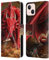 Head Case Designs Officially Licensed Anne Stokes Lair Dragons Leather Wallet Case Compatible With Apple iPhone 13