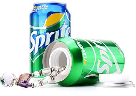 Sprite Safe Diversion Can or Stash Can valuables hiding Cans Liquid Shake inside by Smokers Choice