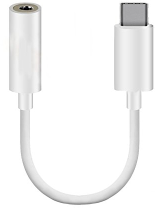 USB 3.1 Typ-C Headset Klinke passend für Xiaomi 15 14 14T 13 13T 12 12T 11T 11 10 Ultra Lite Redmi Note Pro 4G 5G USB-C auf 3.5mm Kopfhörer DIGITAL Anschluss Buchse Aux-IN Audio Adapter Kabel Weiß