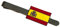 Gemelolandia | Pasador de Corbata Bandera España con escudo 20x15mm