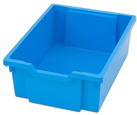 Gratnells Materialbox - Blau, Kunststoff - Box - Ideal für Schul- und Büroalltag - Robust und langlebig - Stapelbar, bruchsicher, leicht zu reinigen