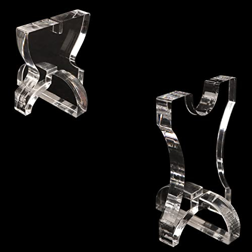 KAFENDA Knife Display Stand Acrylic Knife Holder Collector Knives Extendable blade holder Rustic Cabin Home Decor (1 Set)