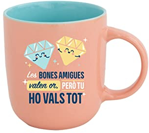 Mr. Wonderful WOA2313075CAZ0 Taza, 370 milliliters, Cerámica, Multicolor