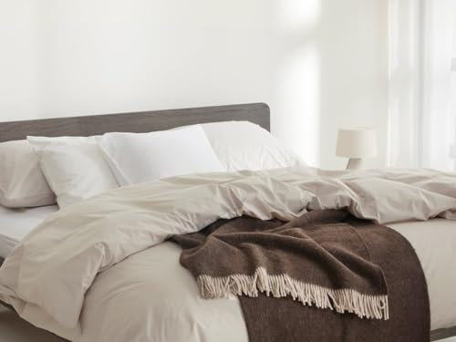 Yumeko Decke Merino Wolle Chestnut Melange 150x210