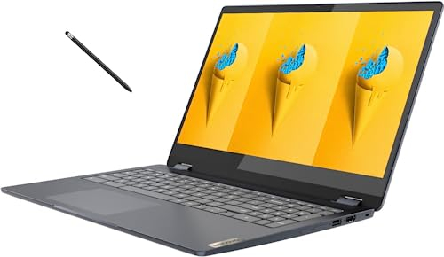 Lenovo Flex 3i Chromebook - Laptop con Pantalla táctil FHD de 15.6 Pulgadas, procesador Intel Celeron N4500, gráficos Intel UHD, 4 GB de RAM, 64 GB PCIe SSD, Chrome OS, Azul, con lápiz Capacitivo 5av