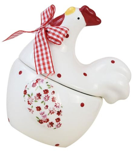 Ciieeo Tarro De Cerámica Gallina Storage De Especias Para Condimentos Azúcar Sal Pimienta