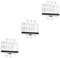 Healeved 3sets Nail Art Mold Tool Manicure Extending Nails Kit for Professionals and Beginners Clips Polishing Strips and Parties