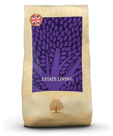 Essential Estate Living 10 kg | Lamm, Hirsch & Huhn | Getreidefrei Hundefutter für alle Rassen | proteinreich | nach dem BOF-Prinzip