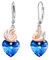 Fuchs Ohrringe 925 Sterling Silber Kristall Tier Fuchs Ohrringe Mädchen Creolen Ohrring Fuchs Schmuck Valentinstag Geschenke für Damen Tochter