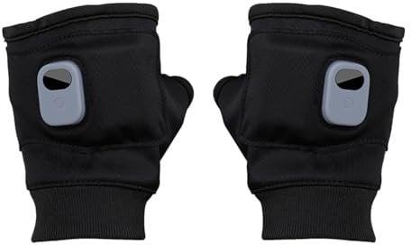 Rechargeable Gloves Heated, Rechargeable Fingerless Heated Gloves, Heated Work Gloves, Touchscreen 3-Speed Adjustable Heated Riding Gloves, Fast Heating Thin Heated Gloves, Heated Gloves For Winter
