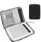 QWORK® Funda Tablet 9-11, Funda de Transporte para Tableta, Bolsa para Tableta Gris, Compatible con iPad Air/Pro 10.9/11