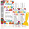 Puzzle Glue with New Sponge Head, Suitable for 1000/3000/5000 Pieces of Paper and Wood Puzzle, Clear Quick Dry Jigsaw Puzzle Glue, Used of Paper Puzzles