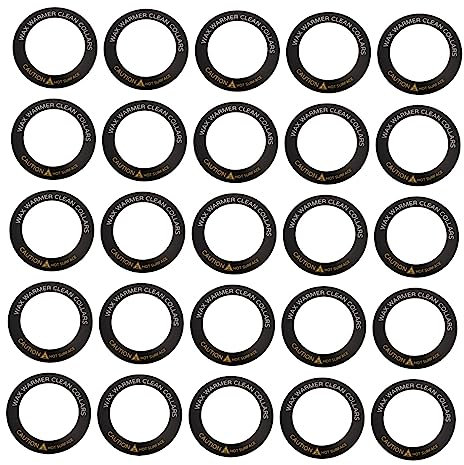 FOMIYES 50pcs Wax Heater Paper Mats for Unhairing Wax Machines Stain Resistant Washers and Practical Accessories for Easy to Install and Remove