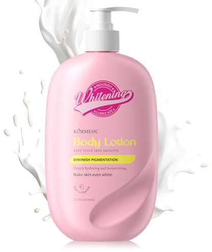 Body Lotion 510ml,Pflanzliche Aufhellende Bodylotion mit Arbutin,Niacinamid,Anthocyan,Hellt den Hautton Auf,Spendet Intensiv Feuchtigkeit
