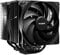 be quiet! Pure Rock Pro 3 air cooler, impressively high cooling capacity, 6 high-performance 6mm heat pipes, 2 optimized Pure Wings 3 120mm PWM fans, compatible with liquid metal thermal grease