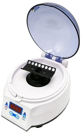 Centrifugeuse de laboratoire électrique, Mini centrifugeuse à affichage numérique à grande vitesse, petit décanteur de séparation électrique en laboratoire pour organismes,médical,chimie(4)