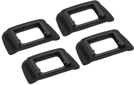 PATIKIL DK-20 Viewfinder Eyepiece Eyecup, 4 Pack Camera Eyecup Eye Cup Protector Replacement Accessories for Nikon Block Flare and Sunlight Scratch Resistance Protection, Black