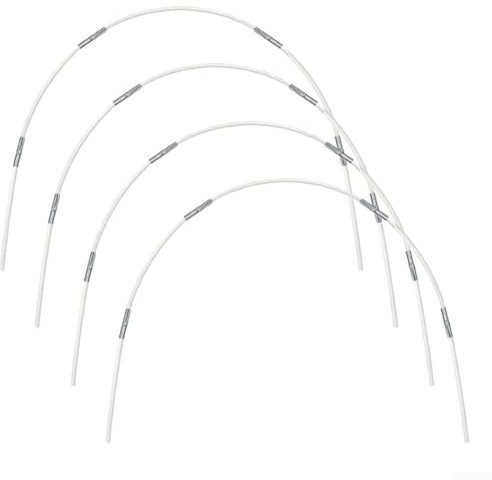 Flexible Fiberglass Garden Hoops for Raised Beds, Create Mini Greenhouses and Protect Your Plants