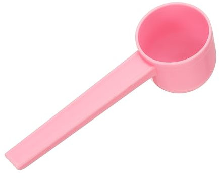 sourcing map Measuring Spoons, Plastic Coffee Scoops Teaspoon for Coffee Bean Spices Sugar Salt Powder Pink