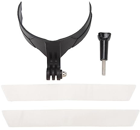 DriKou Motorrad Helm Kinn Halterung, Action Kamera Sichere Motorrad Helm Kinn Halter für Handy Helm Klebe Halterung