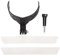 DriKou Motorrad Helm Kinn Halterung, Action Kamera Sichere Motorrad Helm Kinn Halter für Handy Helm Klebe Halterung