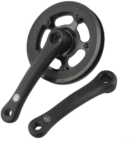 CashMuch 32T Kurbelgarnitur, Fixie für Fahrradteile, Radfahren, 152 mm Länge, für Fahrradteile, leichtes Design, quadratisches Loch