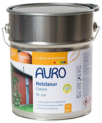 Auro Holzlasur, Classic - Mittel-Braun - 10L