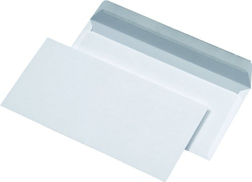 MAILmedia Briefhüllen DIN Lang haftklebend Offset weiß 80 g/m²