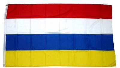 Flagge Fahne Karneval Fasching Streifen 90 x 150 cm FLAGGENMAE®