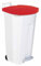 Rossignol Poubelle 90L mobile a pedale, Couleur:Rouge