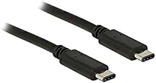 DeLock Kabel USB 2.0 USB Type-C Stecker > USB Type-C Stecker 0,5 m schwarz