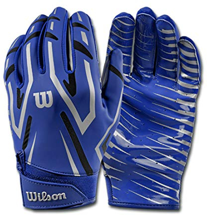Wilson The Clutch Skill American Football Receiver Handschuhe - blau Gr. 2XL