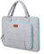 Ropch 17,3 Zoll Filz Laptoptasche, Notebooktasche Ultrabook Tasche Laptop Hülle Sleeve Schutzhülle Aktentasche mit Griff Kompatibel mit Acer/Dell/HP/Lenovo - Grau und Hellblau