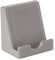 OSCO Grey Faux Leather Phone Holder | Mobile Stand | Cell Phone Dock | Device Cradle | H8 x W8.7 x D6 cm |