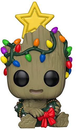 Funko POP! Bobble Marvel: Guardians Of the Galaxy - Holiday - Groot - Guardians Of the Galaxy - Collectable Vinyl Figure - Gift Idea - Official Merchandise - Toys for Kids & Adults - Movies Fans