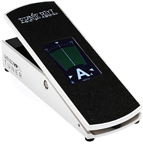 Ernie Ball Volume-Pedal mit integriertem Tuner (VPJR), weiß