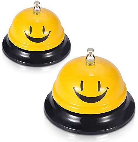 Comsmart Call Bell - Campanello di servizio per il Porter Cucina Ristorante Bar Classic Concierge Uso Hotel (confezione da 2)